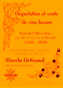 photo Dégustation et vente de vins locaux et marché artisanal par La Roquille en fêtes