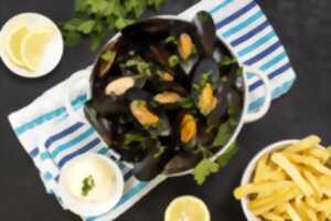 photo Repas moules frites