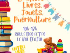 BOURSES AUX JOUETS ET AUX LIVRES, AFFAIRES DE PUÉRICULTURE