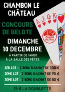 CONCOURS DE BELOTE