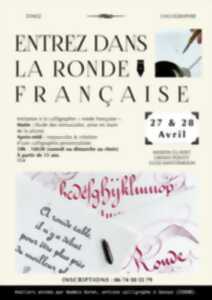 photo Stage d'initiation à la Calligraphie Ronde Française