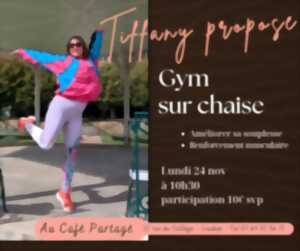photo Tiffany propose Gym sur chaise