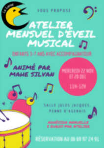 Atelier mensuel d'éveil musical