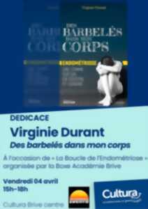 Dédicace de Virginie Durant (Cultura Brive Centre)