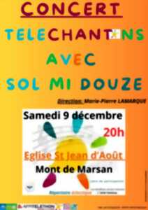 Concert téléchantons avec SOL MI DOUZE | Eglise de Saint Jean d'août