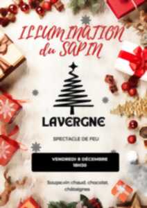 Illuminations du sapin de Noël