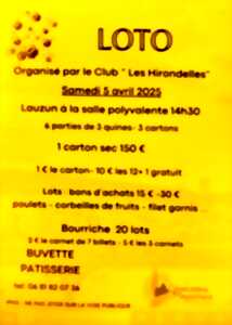 photo Loto du club Les Hirondelles