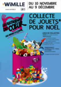 LES RESTOS DU COEUR : COLLECTE DE JOUETS POUR NOEL