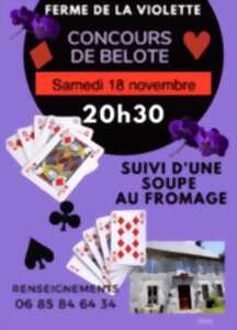 Concours de belote à La Violette