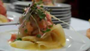 Cours de Cuisine : Saint-Jacques, Chapelure Chorizo, Emulsion de Roquette