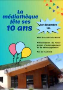 La médiathèque fête ses 10 ans