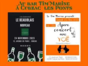 Concert au Tim'Marine à Cubzac Les Ponts