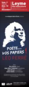 Concert spectacle : Chanson Française, Poète... vos papiers