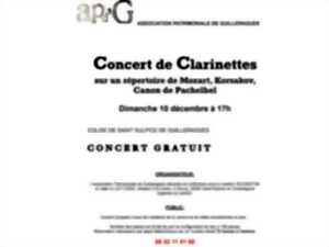photo Concert de clarinettes