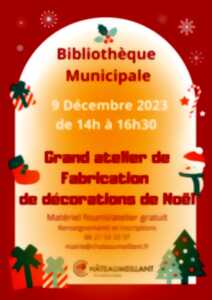 Atelier fabrication décoration de Noël