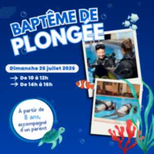 Baptême de plongée