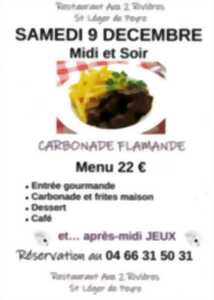 SAMEDI CARBONARDE FLAMANDE ET APRÈS-MIDI JEUX  - BAR-RESTAURANT AUX 2 RIVIÈRES