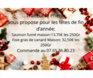 Menu pour les fêtes -  Traiteur Le phenix