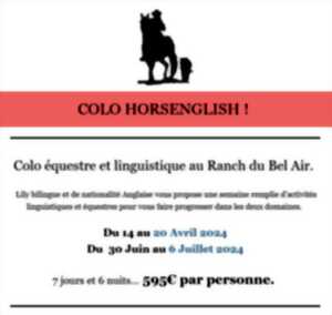 Colo Horsenglish au Ranch du Bel Air