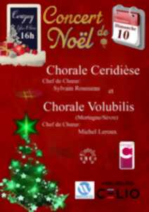 Concert de Noël - Chorale Ceridièse et Chorale Volubilis