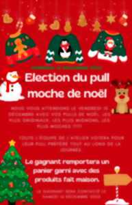 Election du pull moche de Noël
