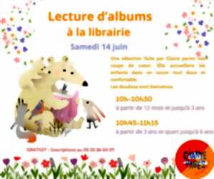photo Lecture d'albums à la librairie