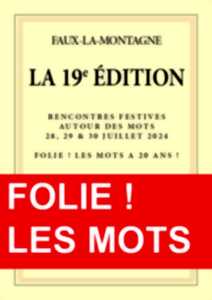 Festival Folie ! les mots