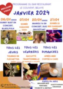 Programme du mois de mai au Couvent de Bélaye