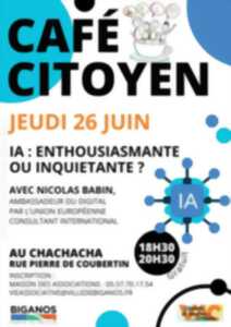 photo Café citoyen : IA, enthousiasmante ou inquiétante