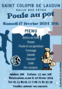 Repas poule au pot