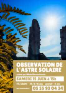 Observation de l'Astre solaire