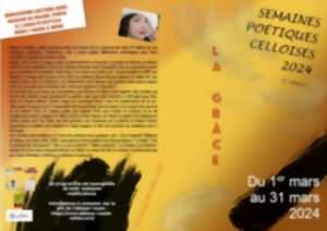 21ème Edition des Semaines Poétiques Celloises
