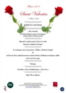 Menu spécial Saint Valentin au Cheval Blanc