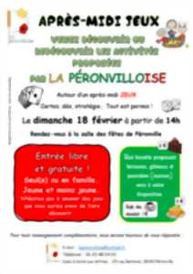 photo Après-midi jeux de la Péronvilloise