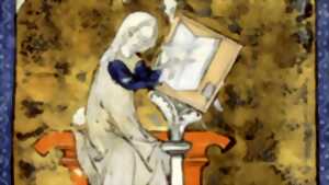 photo Printemps des poètes: animation sur la calligraphie au Moyen-Age