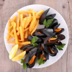 Repas moules frites