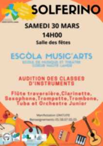 AUDITIONS DES ELEVES DE L'ESCOLA MUSIC'ARTS // SOLFERINO