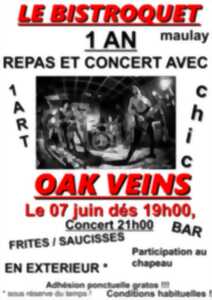 Oak Veins en concert à Maulay