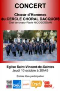 photo Concert du Chœur d'Hommes du Cercle Choral Dacquois