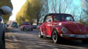 photo Faites de la N7 : traversée de véhicules anciens