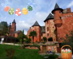 photo Visite et chasse aux œufs au château