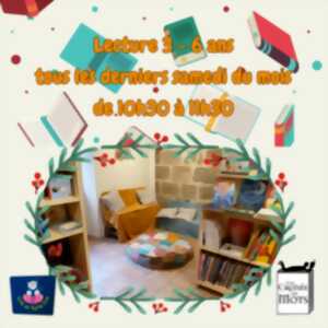 Lecture 3-6 ans à la librairie A la croisée des mots