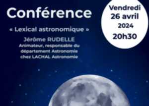 photo Conférence : lexical astronomique