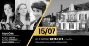 photo Les Estivales de Musique en Médoc au Château Batailley : de Vienne à Buenos Aires avec le Trio Sora