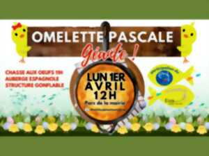 Chasse aux oeufs et omelette pascale