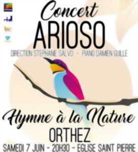 photo Concert de la chorale Arioso : Hymne à la nature