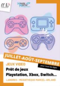 photo DES JEUX VIDÉO EN PRÊT À LA MÉDIATHÈQUE