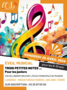 ÉVEIL MUSICAL: TROIS PETITES NOTES POUR LES JUNIORS