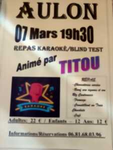 photo Soirée repas karaoké/blind test