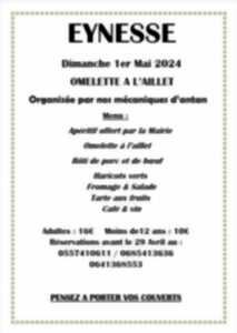photo Omelette à l'aillet par Le Plaisir de créer et le Club des Aînés